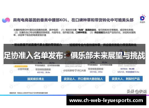 足协准入名单发布:俱乐部未来展望与挑战 足协准入名单发布:俱乐部未来展望与挑战