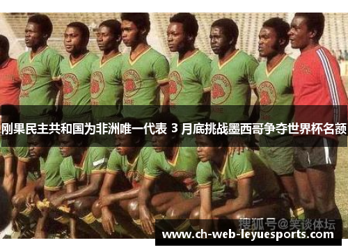 刚果民主共和国为非洲唯一代表 3 月底挑战墨西哥争夺世界杯名额